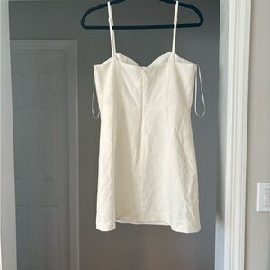 French Connection Ivory Sleeveless Dress